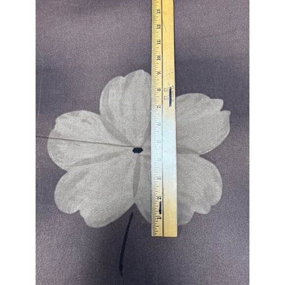 Brown & Beige Floral Upholstery Fabric 1 yard x 58 Inches - Picture 2 of 5